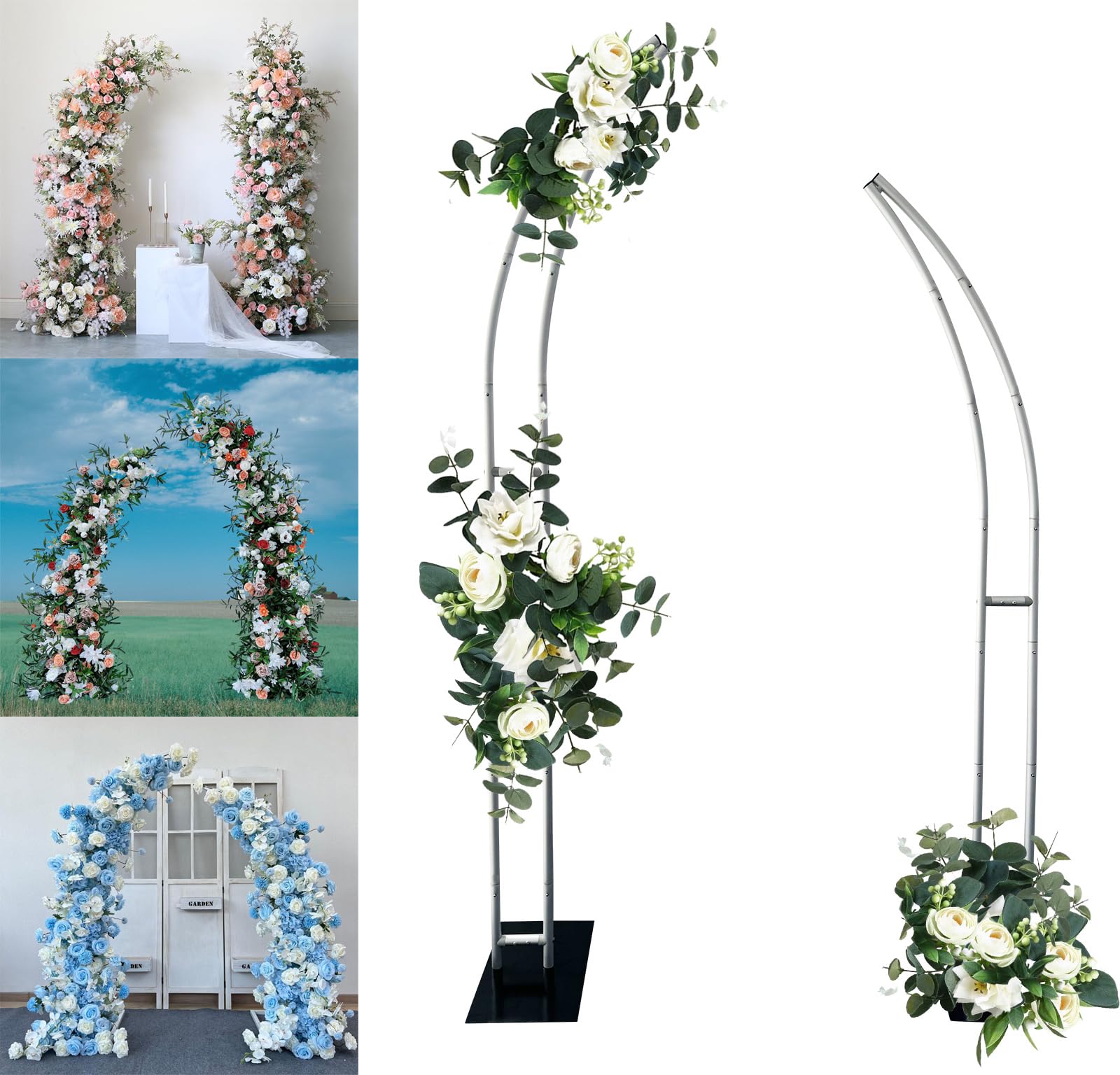 Wedding Balloon Arch - Stojak na balony pół łukowe, dekoracja