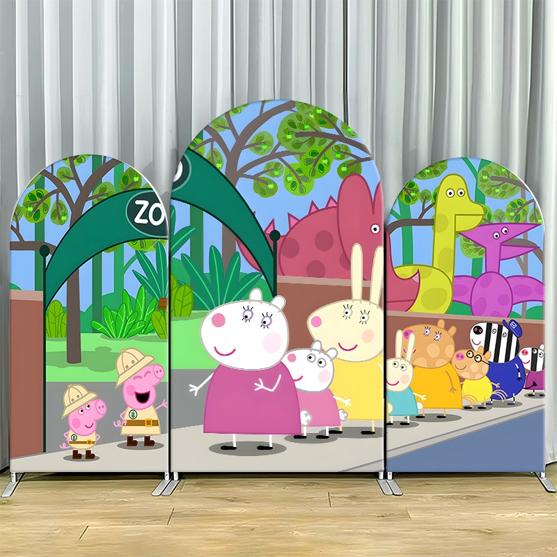 Wedding Zoo - Płaski, dwuwymiarowy pokrowiec na tło w