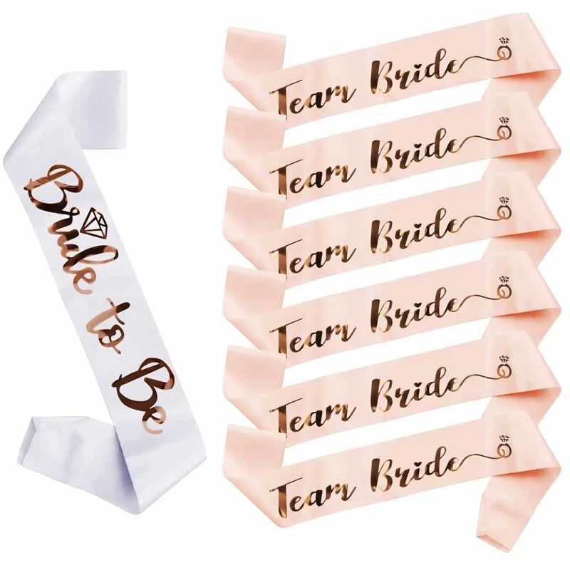 Bride Tribe Sash - 1 zestaw panna młoda z zespołem