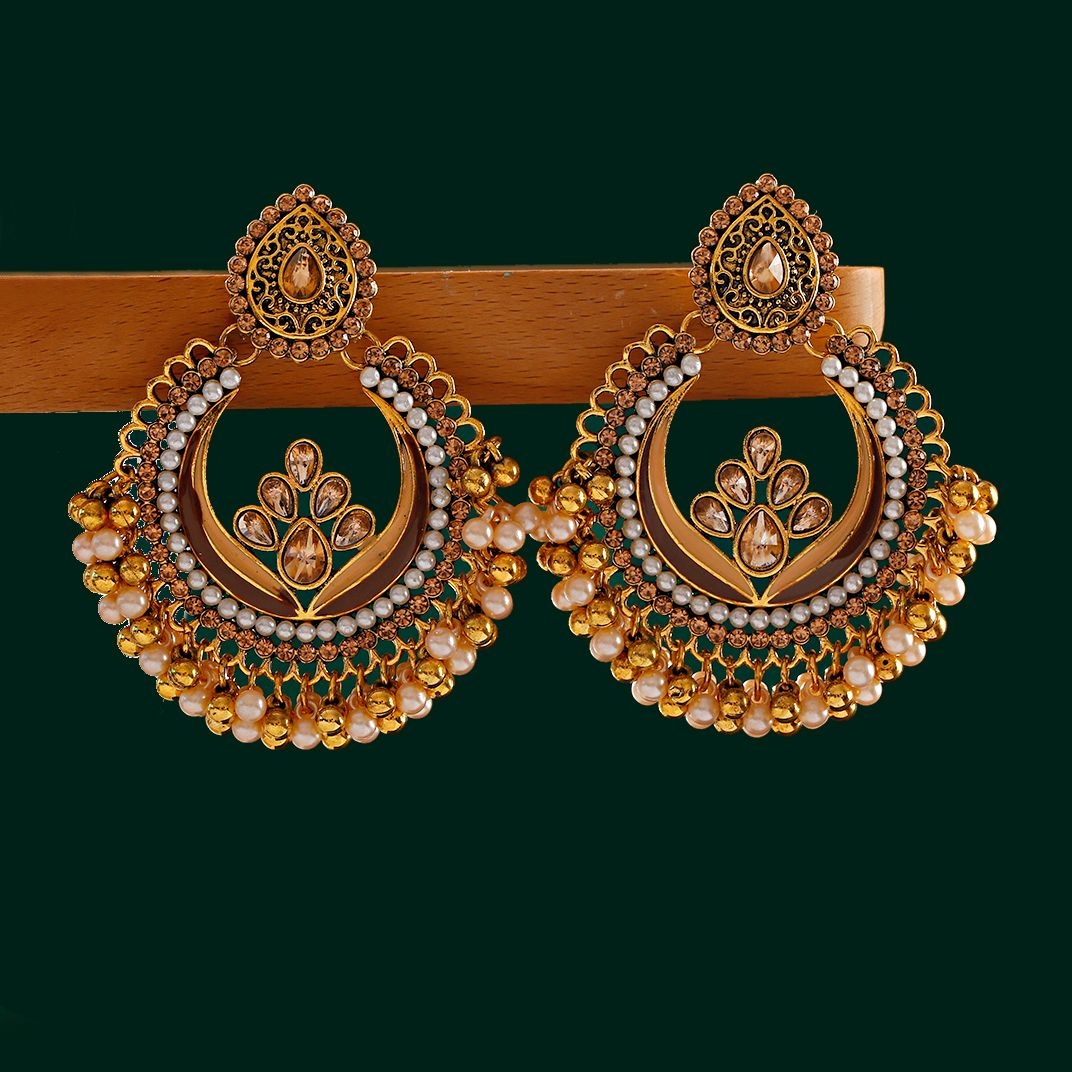 2023 Boho Indian Jhumka Earrin – Indian Wedding Supply recenzja i cena