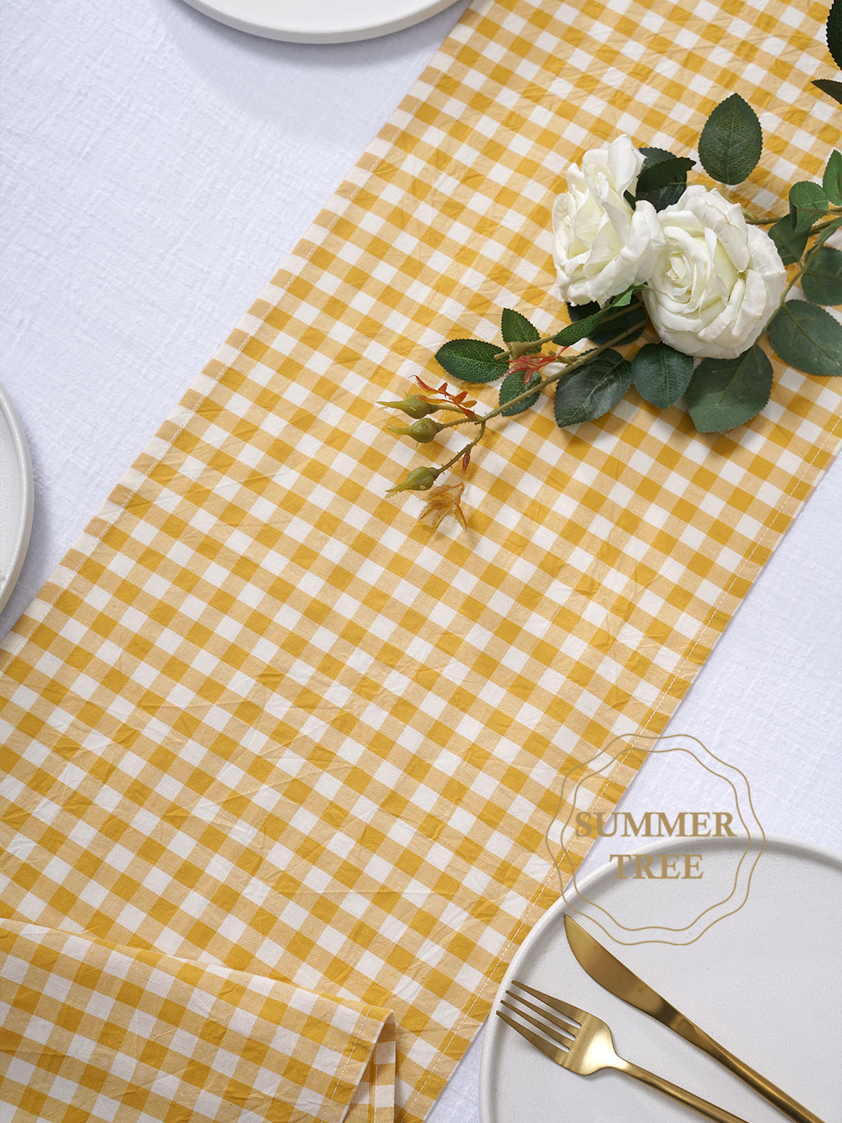 Rustykalny bawełniany bieżnik  – Wedding Ceremony Supply recenzja i cena