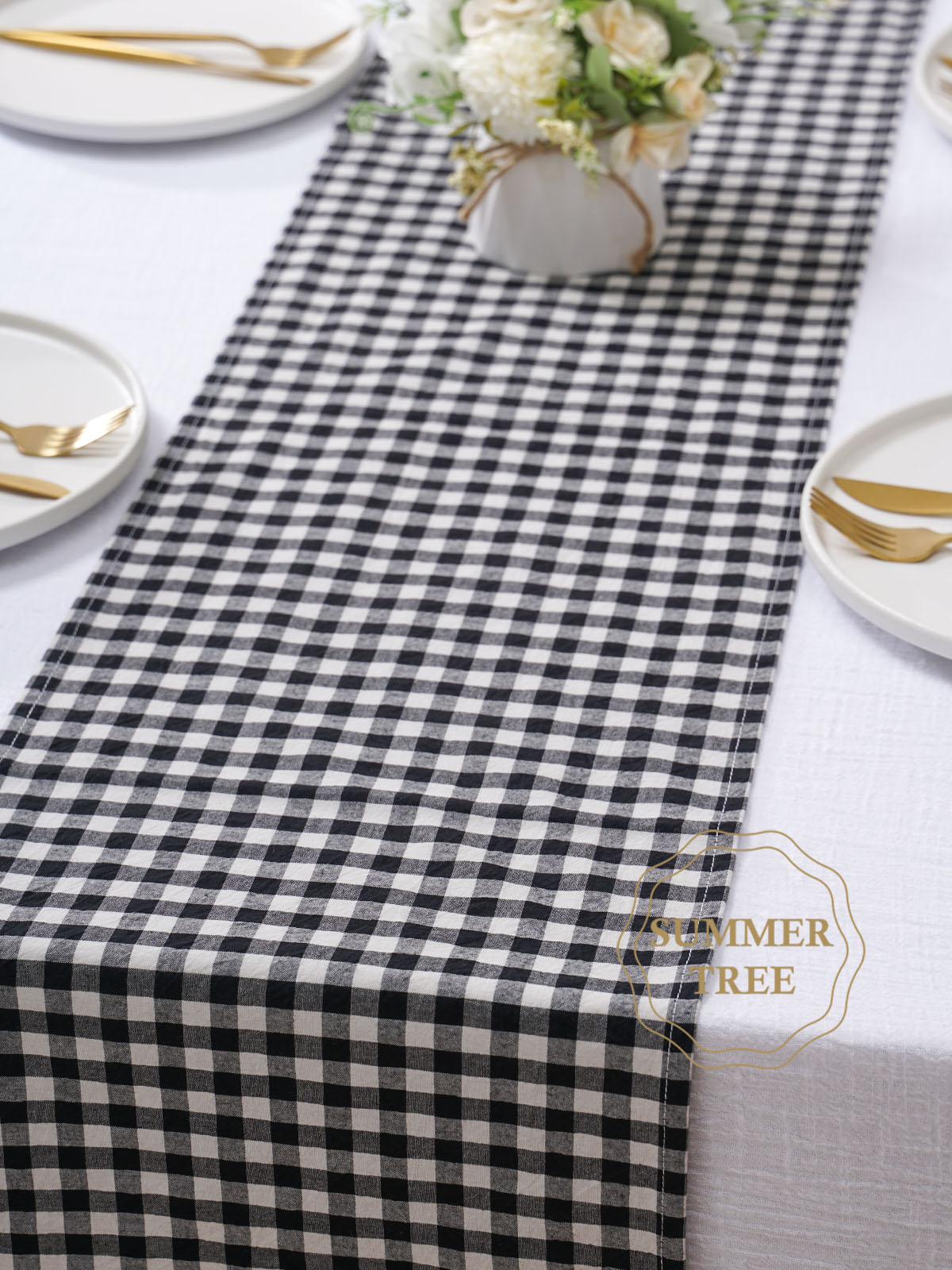 Rustykalny bawełniany bieżnik  – Wedding Ceremony Supply recenzja i cena