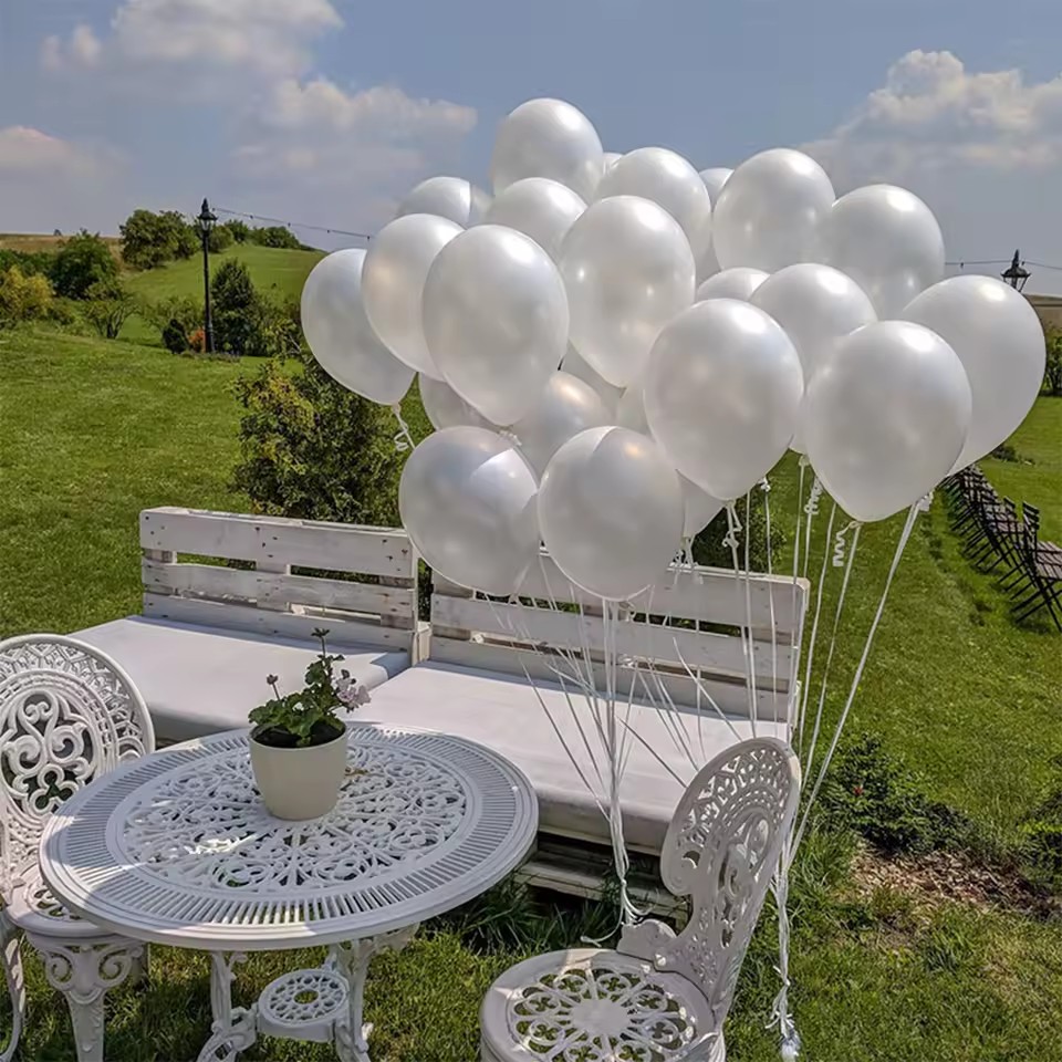 21 sztuk perłowe białe balony  – Wedding Balloon Arch recenzja i cena