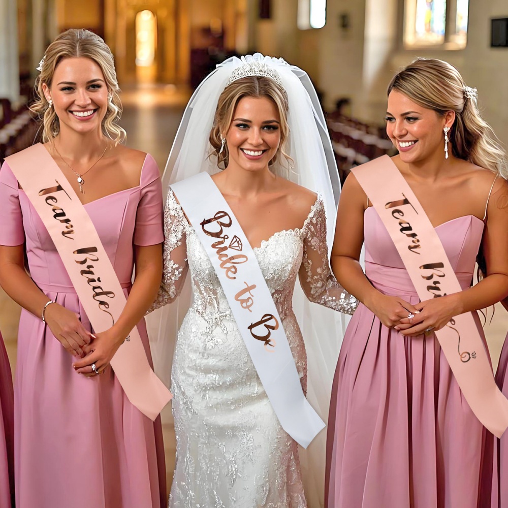 1 Zestaw Satynowych Szarf w Ko – Bride Tribe Sash recenzja i cena