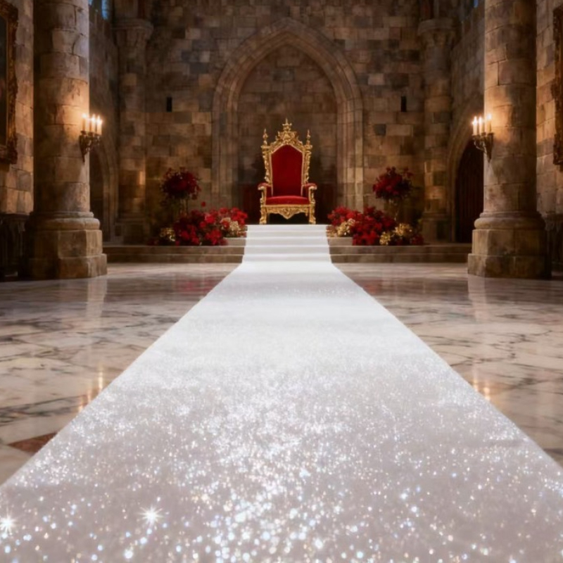 Elegancka, biała, błyszcząca u – Aisle Runner White recenzja i cena
