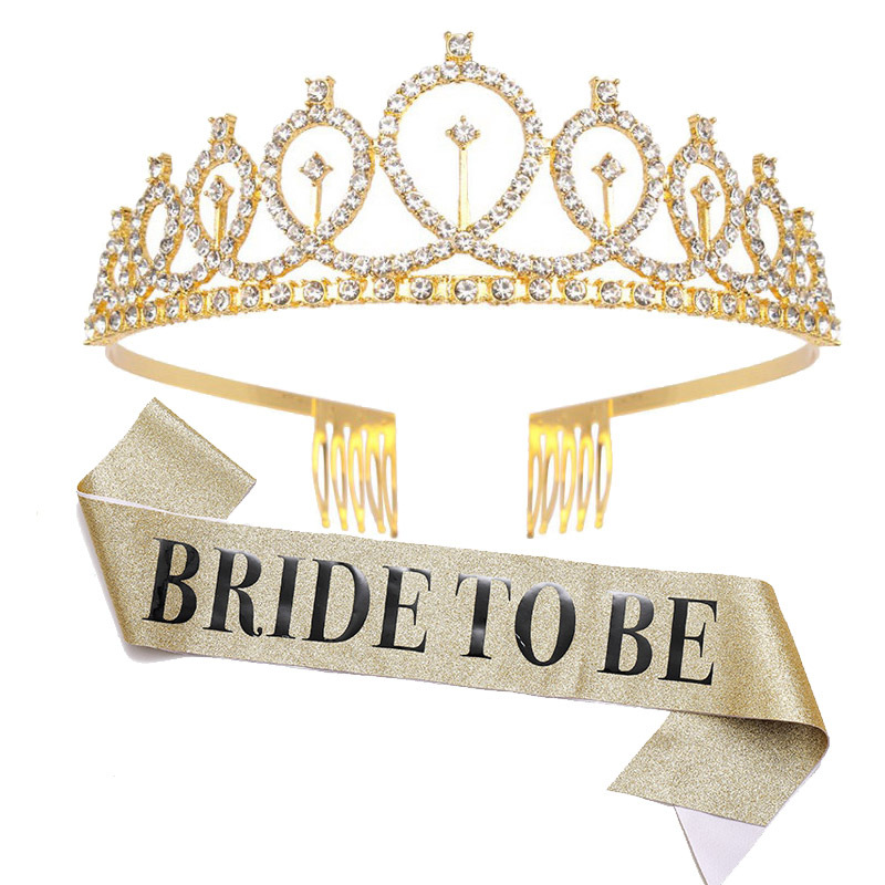 1 zestaw Różowe złoto Panna mł – Bride Tribe Sash recenzja i cena