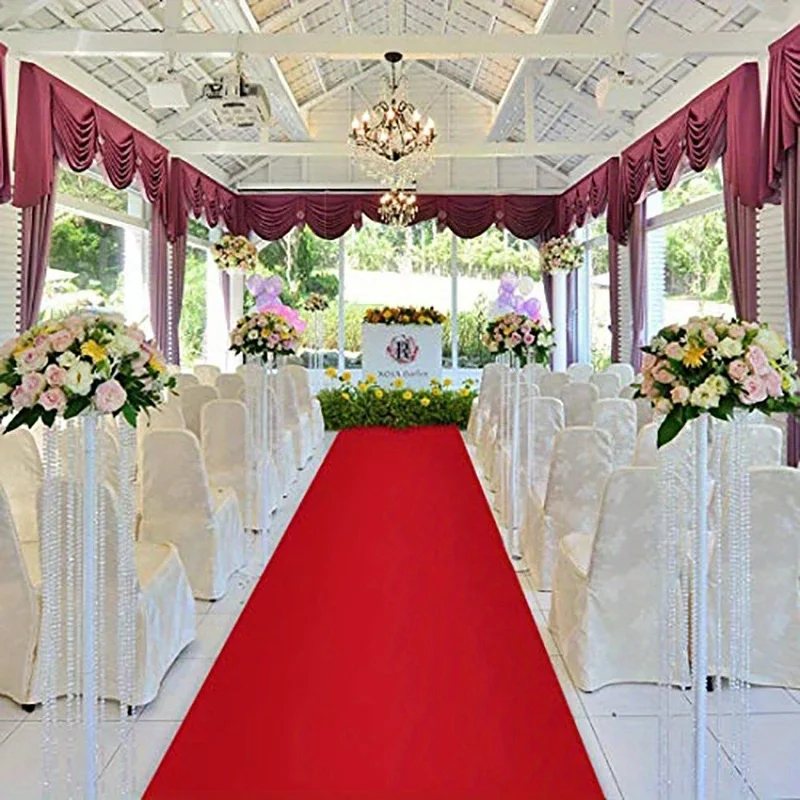 Biały dywan ślubny Czerwony dy – Aisle Runner White recenzja i cena
